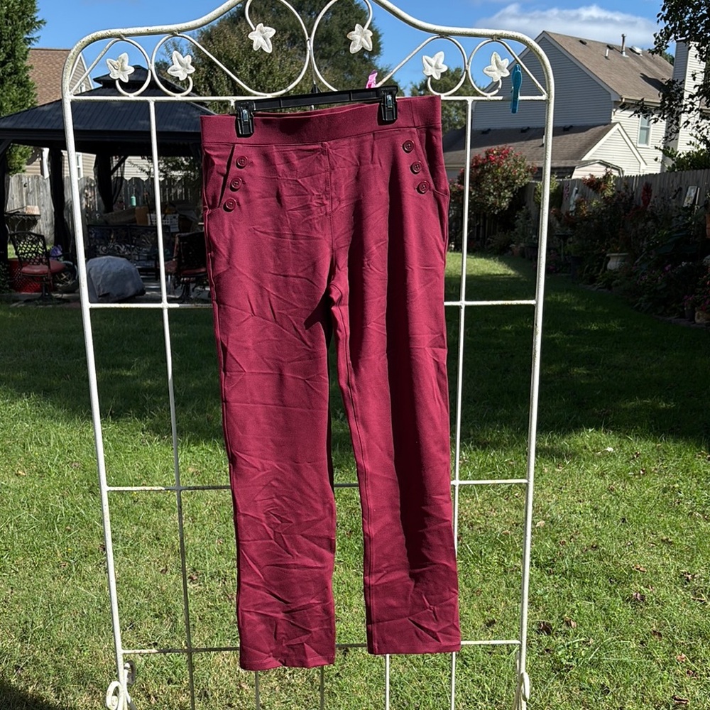 Betabrand Burgundy Apparel